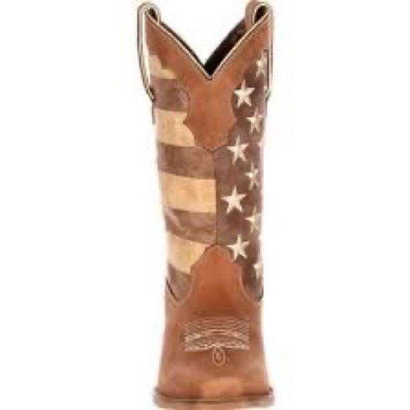 Durango crush American Flag tan western boots - Picture 5 of 7